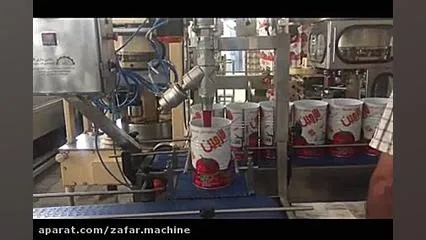 دستگاه پرکن رب حجمی ظفر ماشین | دقیق، سریع و چندنازله