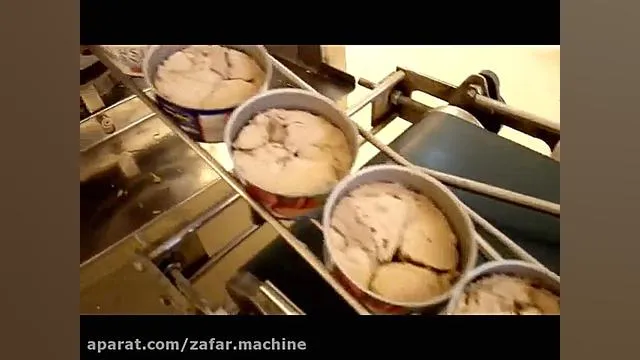 ویدیو دستگاه پرکن کنسرو ماهی ظفر ماشین | سرعت و دقت بالا - ظفر ماشین فناوران